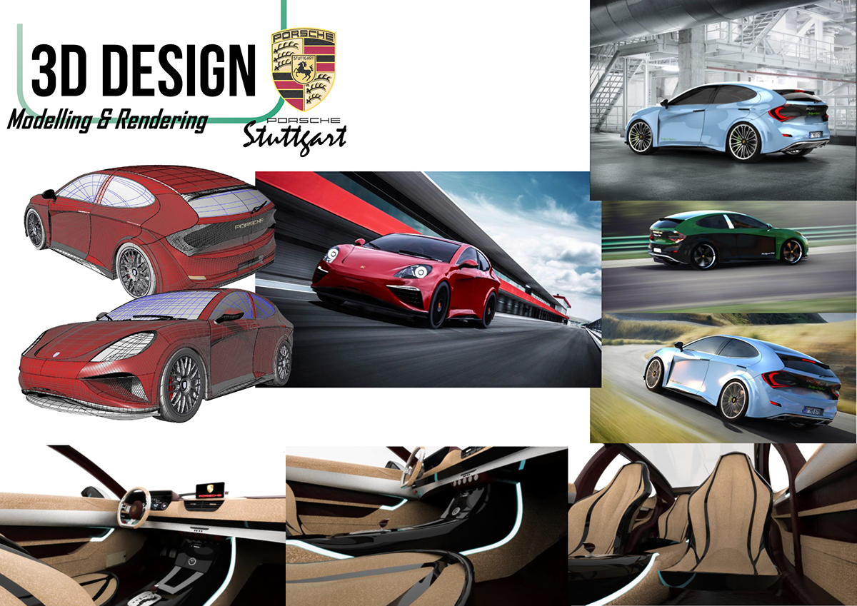 portfolio projects car design car design maserati Porsche Nissan kia industrial