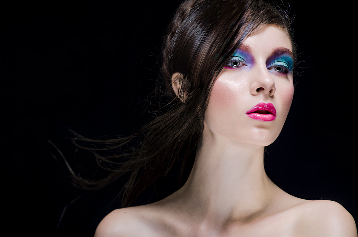zhiffy fashion photography beauty model studio makeup hair editorial portrait Style light digital woman