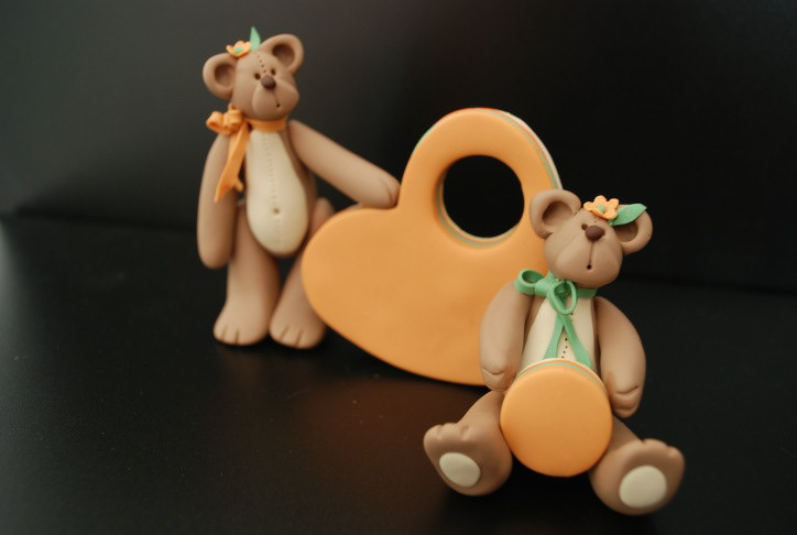 teddy bears polymer clay