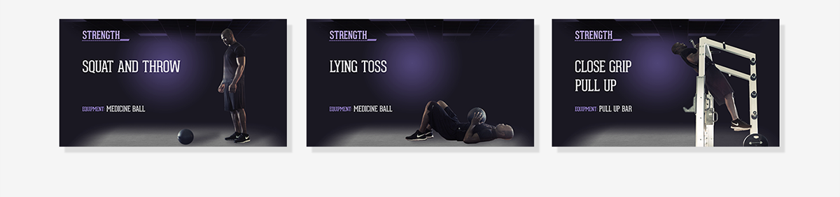 Adrian Peterson sports speed strength exercises mobile app driven title animation intro splash screen teaser