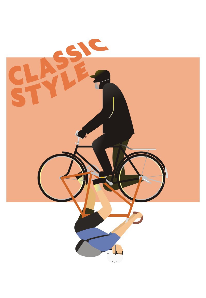 Bicycle movement biking era Classic