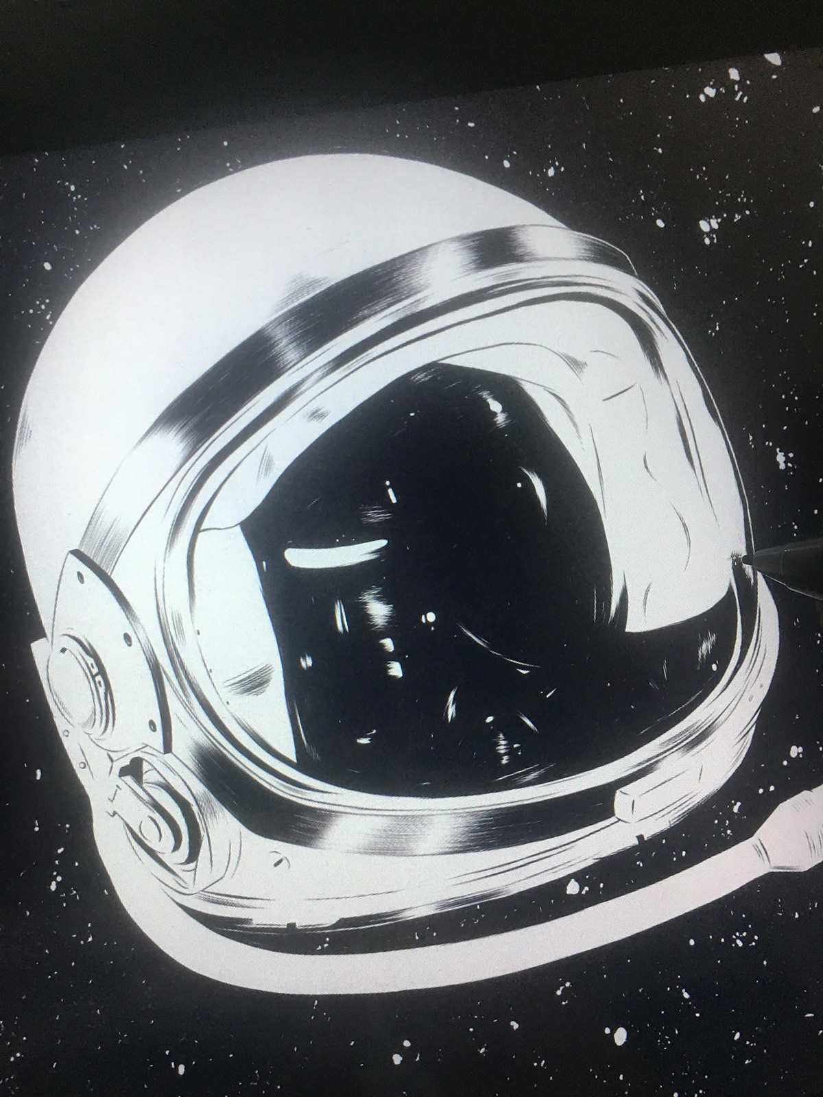 espacio Space  Helmet astronaut nasa stars universo universe casco espacial