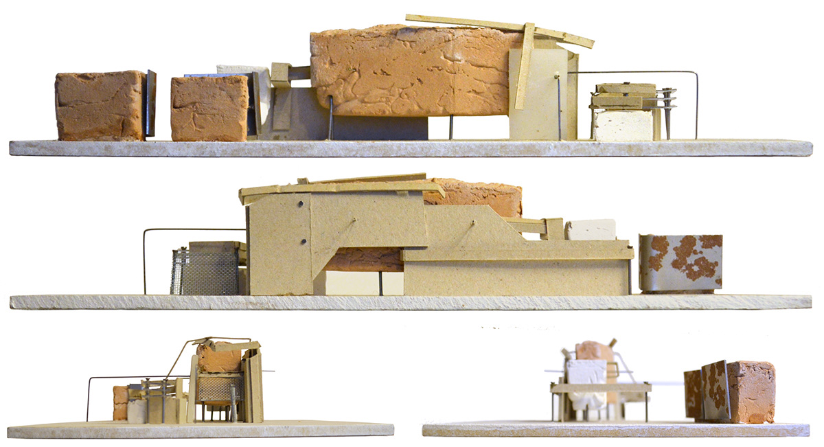 model 3D Landscape building design context conextual material architectural Urban Choreography   descriptive notional hand made topography