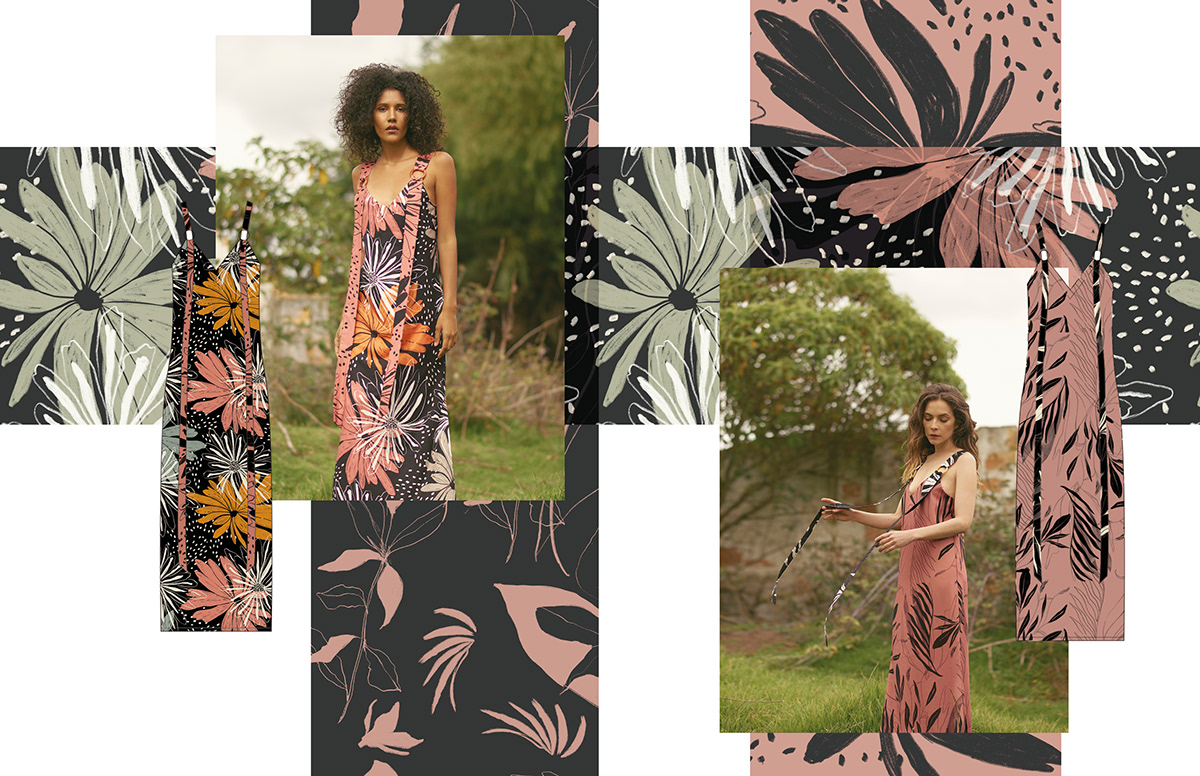 art design Fashion  moda pattern patterndesign Plantart Sustainability women womenwear