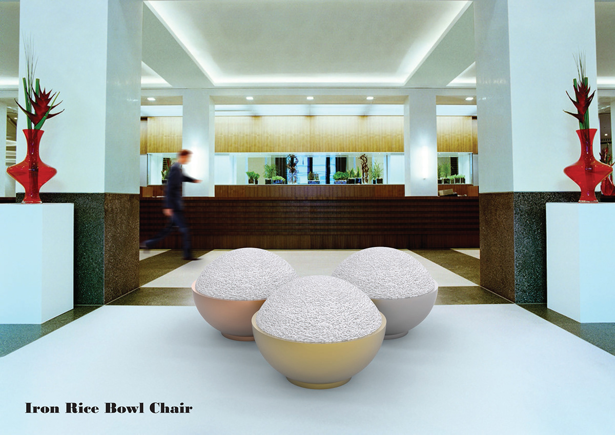 Rice bowl Hospitality culture foreigner trends tourism recreation product chair stool Interior indoor Outdoor object