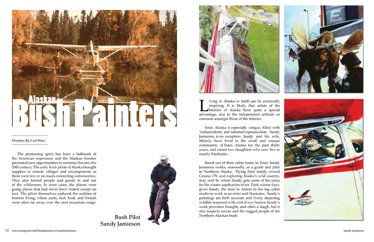 Alaska arts magazine painters