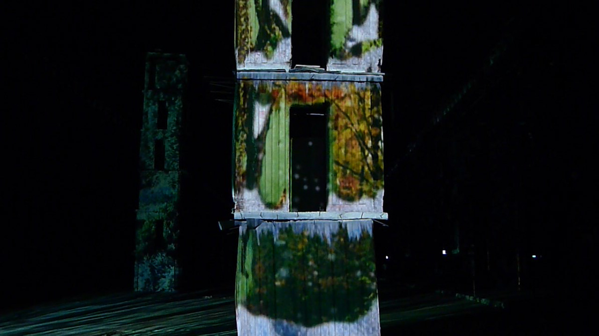 video installation  video projection  Projection mapping Anselm Kiefer Nature