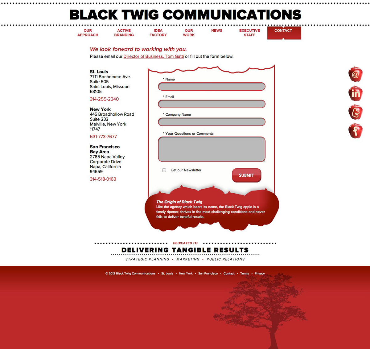 Black Twig public relations marketing  