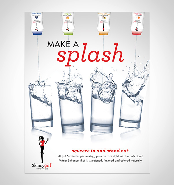 skinnygirl Skinnygirl Sweeteners liquid sweetener water enhancer water sweetener ad print print ad design ad campaign