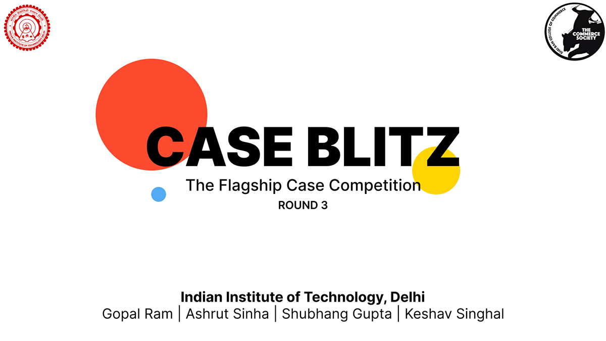 business project CASE COMPETITION Case Study college competition Delhi Figma iit delhi