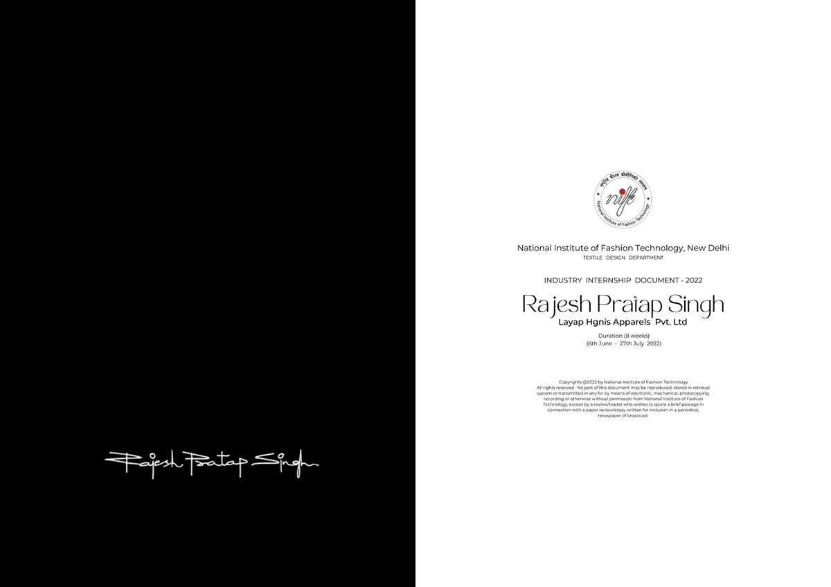 bedding bedlinen Collection Internship Project internship report NIFT opart Rajesh Pratap Singh textile design  Textile Project
