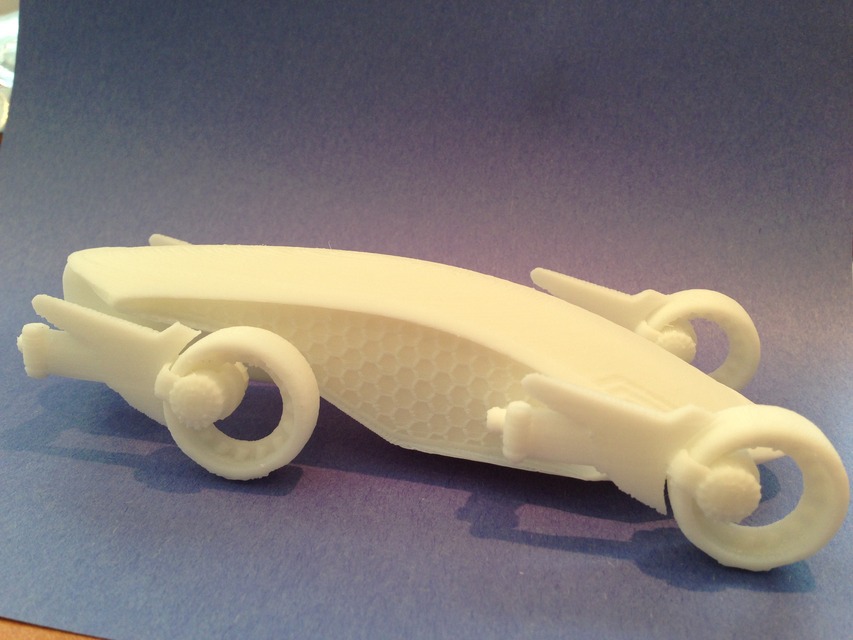 makerbot GrabCad car automotive   concept year 3d print contest prototype conceptcar 3d modelin 3D Rendering 3D cardesign green