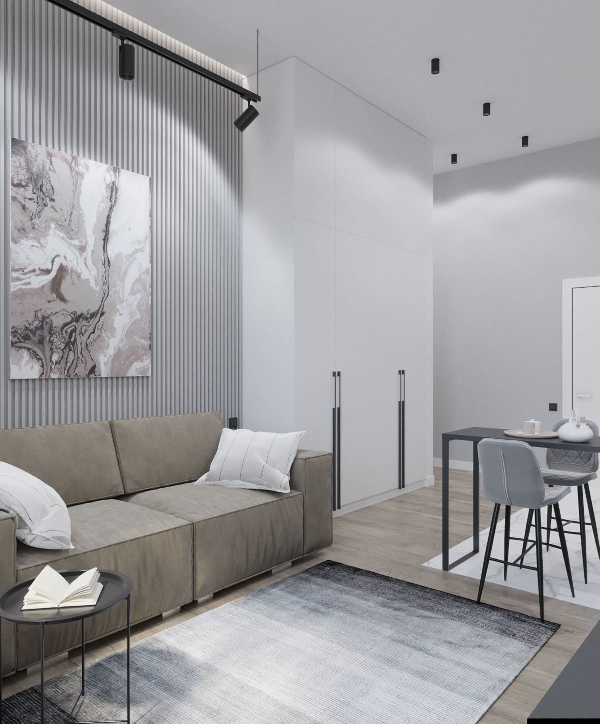 3D 3ds max CGI corona house Interior interior design  Render smarthouse visualization