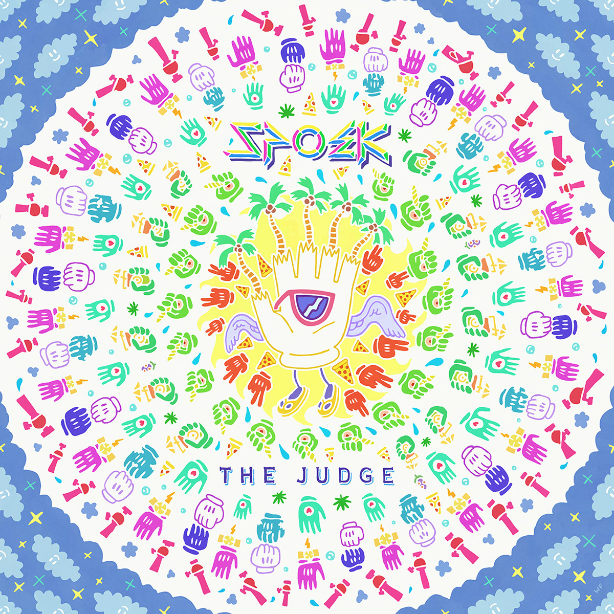 spoek mathambo album art cover cover The Judge