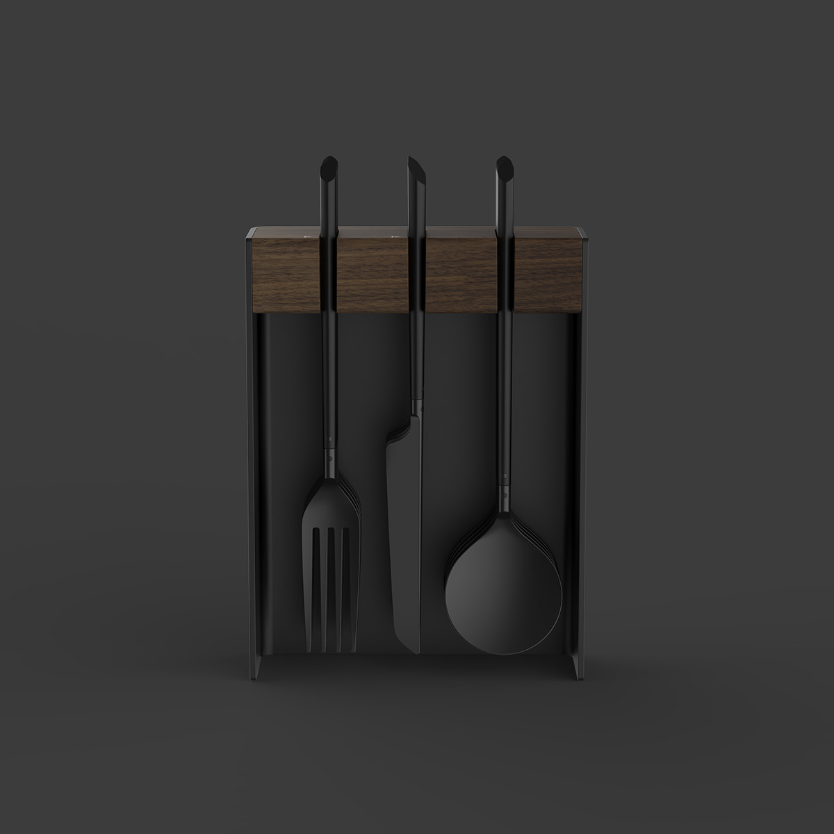 cutlery flatware fork industrial design  kitchen knife spoon Stand storage utensils