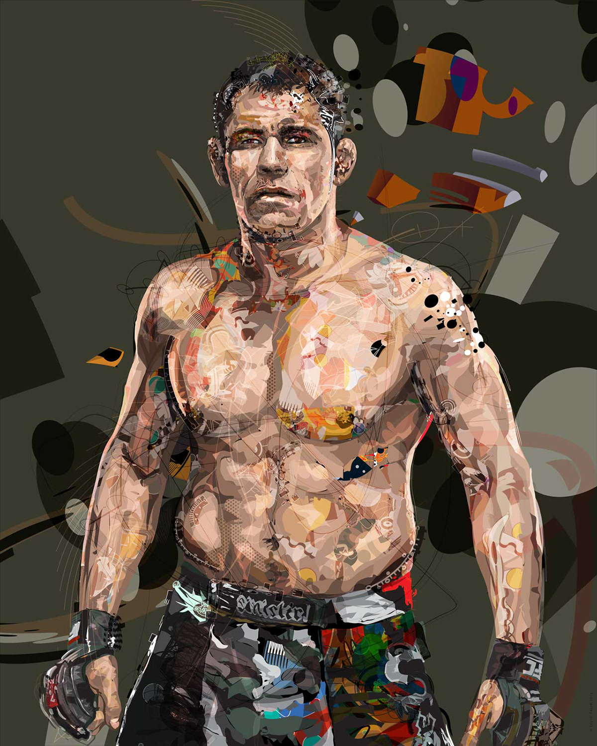 arte esportiva UFC futebol arena palestra italia minotauro wanderlei silva  Anderson Silva palmeiras