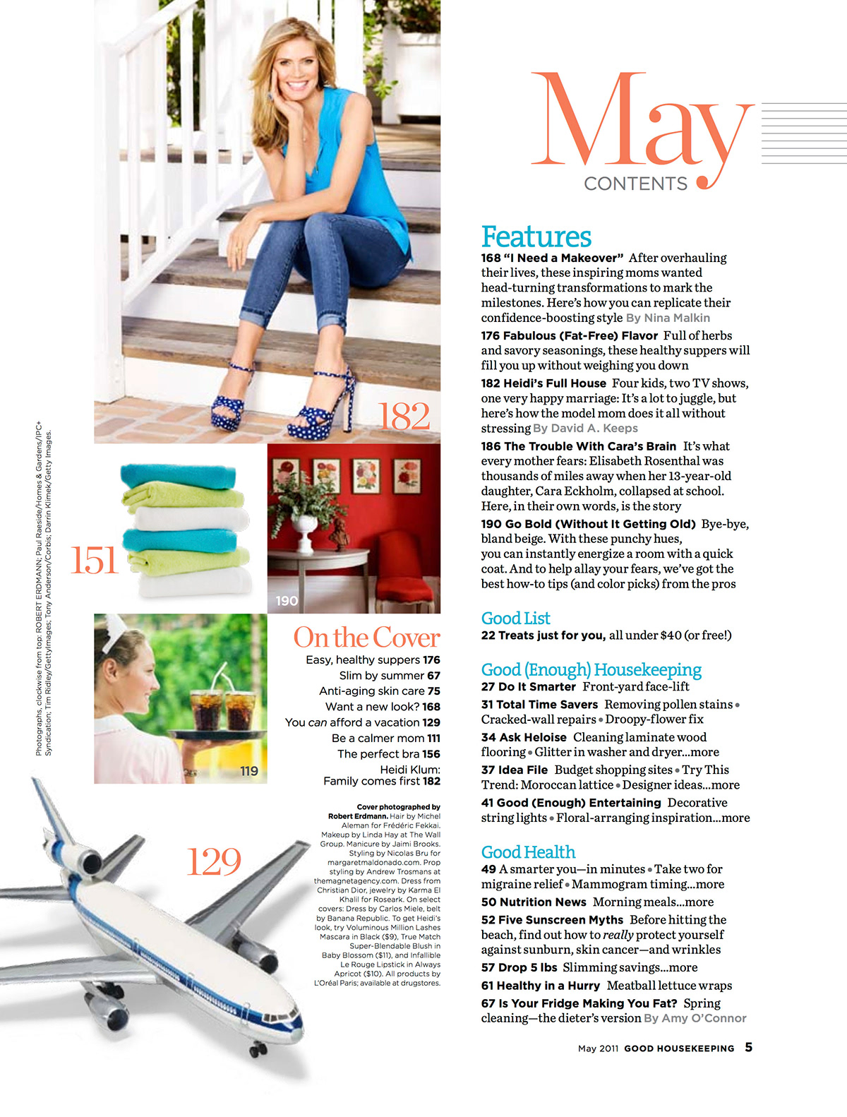 Good Housekeeping page layout Layout Design publication design magazine