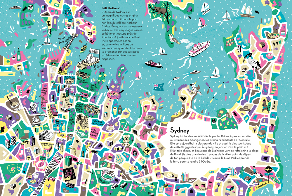 Folio Art antoine corbineau map illustrated graphic digital Cities book publishing   Travel