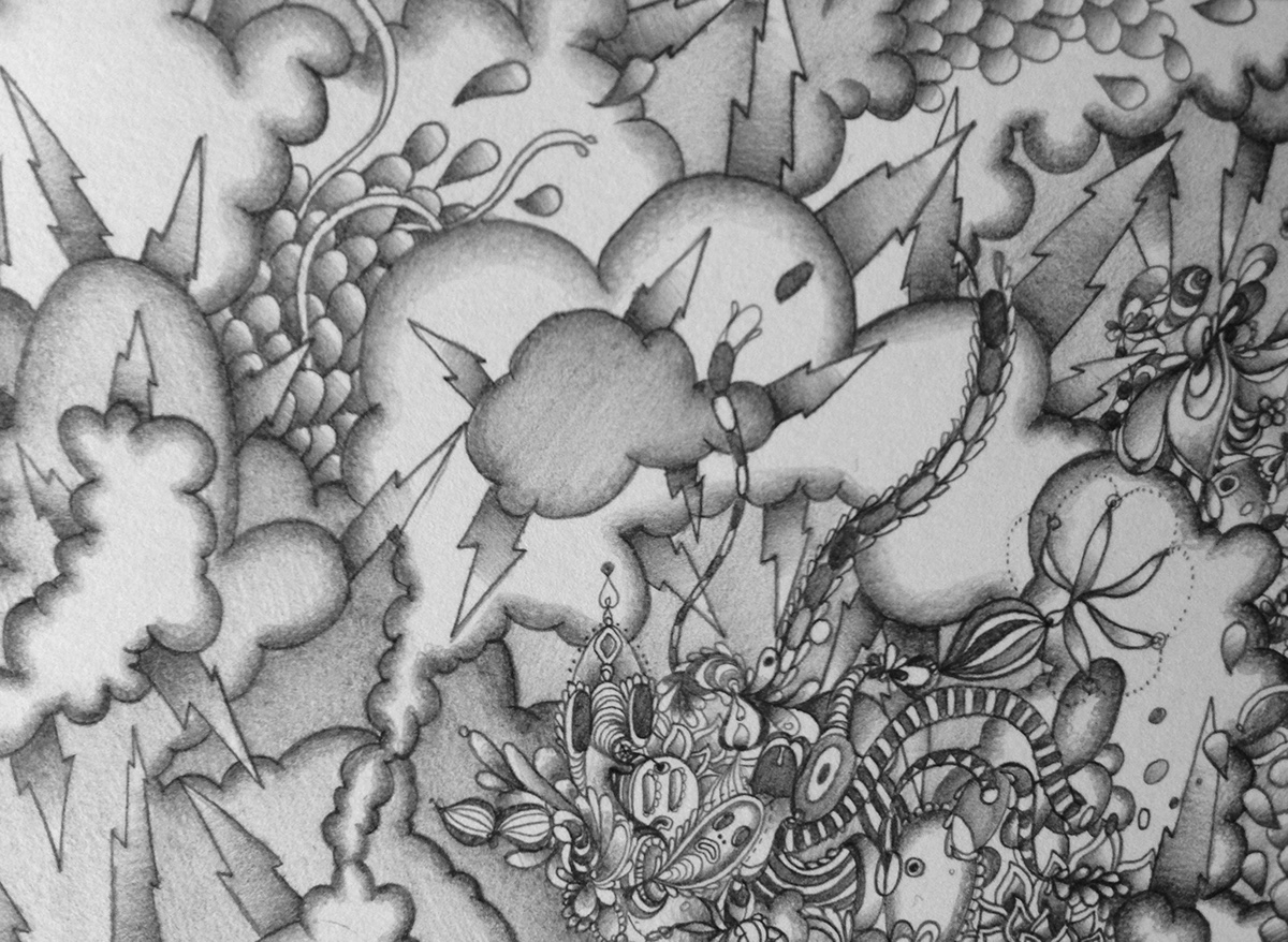 graphite paper detail doodle sketch pencil