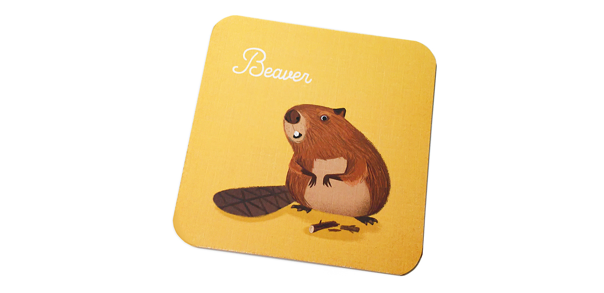 Adobe Portfolio card game children toy animal cards lemur FOX goat orangutan mapache cabra raccoon jerboa beaver castor