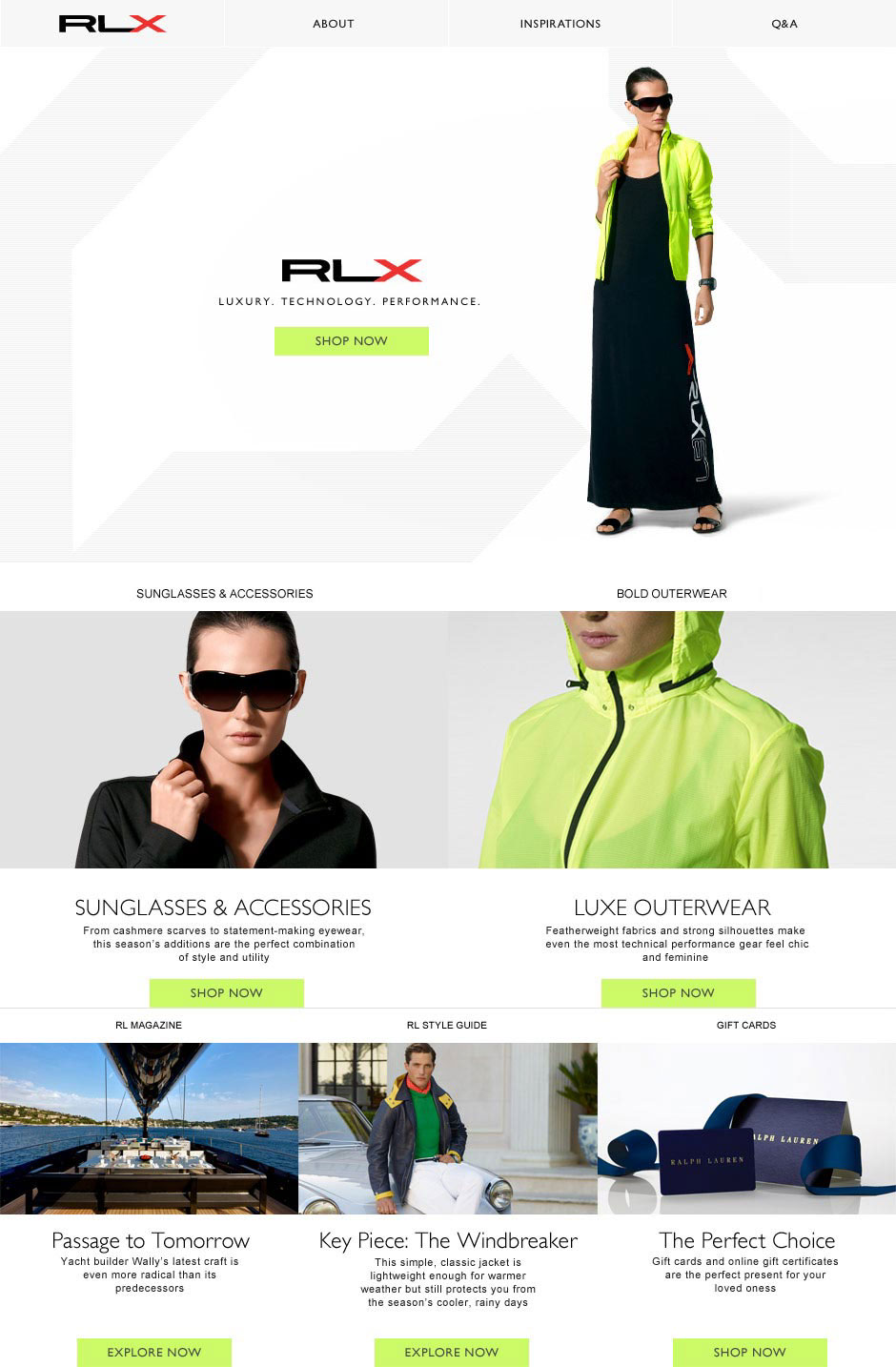 RLX Ralph Lauren RLX Apparel Design footwear design