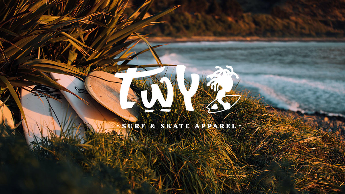 branding  clothes logo Mockup skate Surf