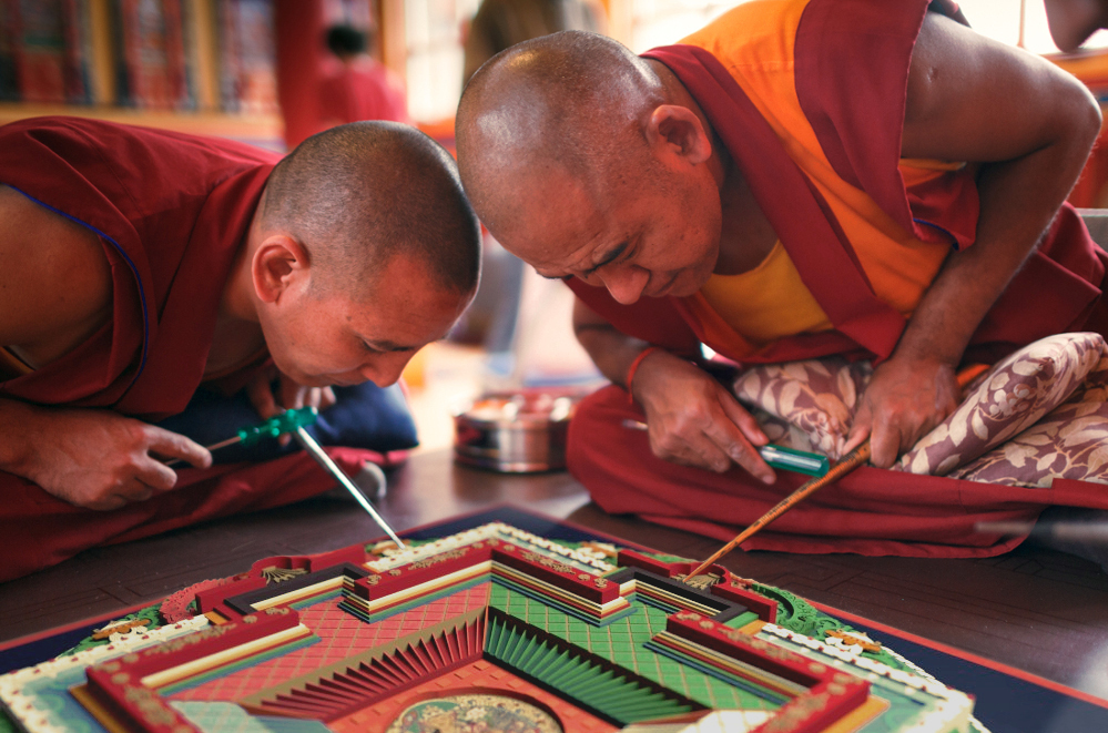 hxwaraa tibet Tibetan Mandala Buddha Buddhistic buddhism eternal FOSS Gimp blender cycles inkscape thangka temple
