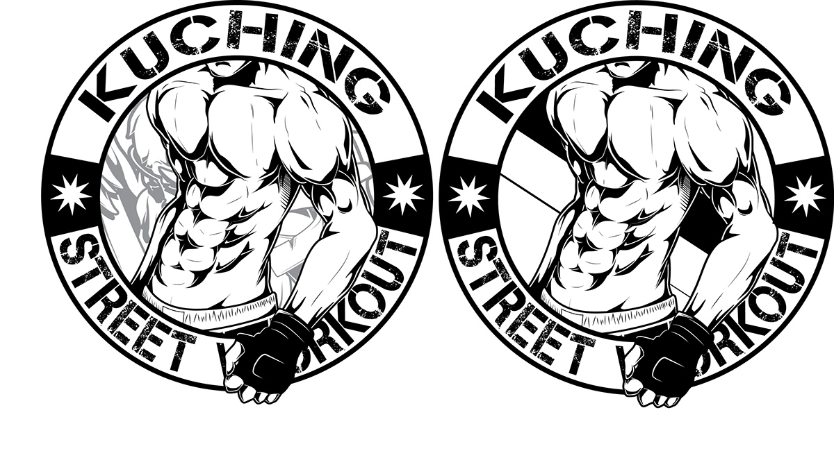 tees logo design Street workout Kuching