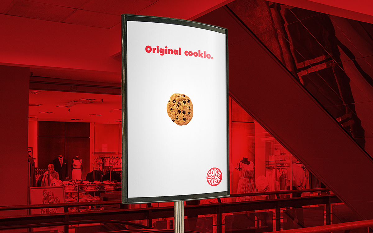 logo design graphicdesign vector brand trademark interior design  Comercial design store cookie store