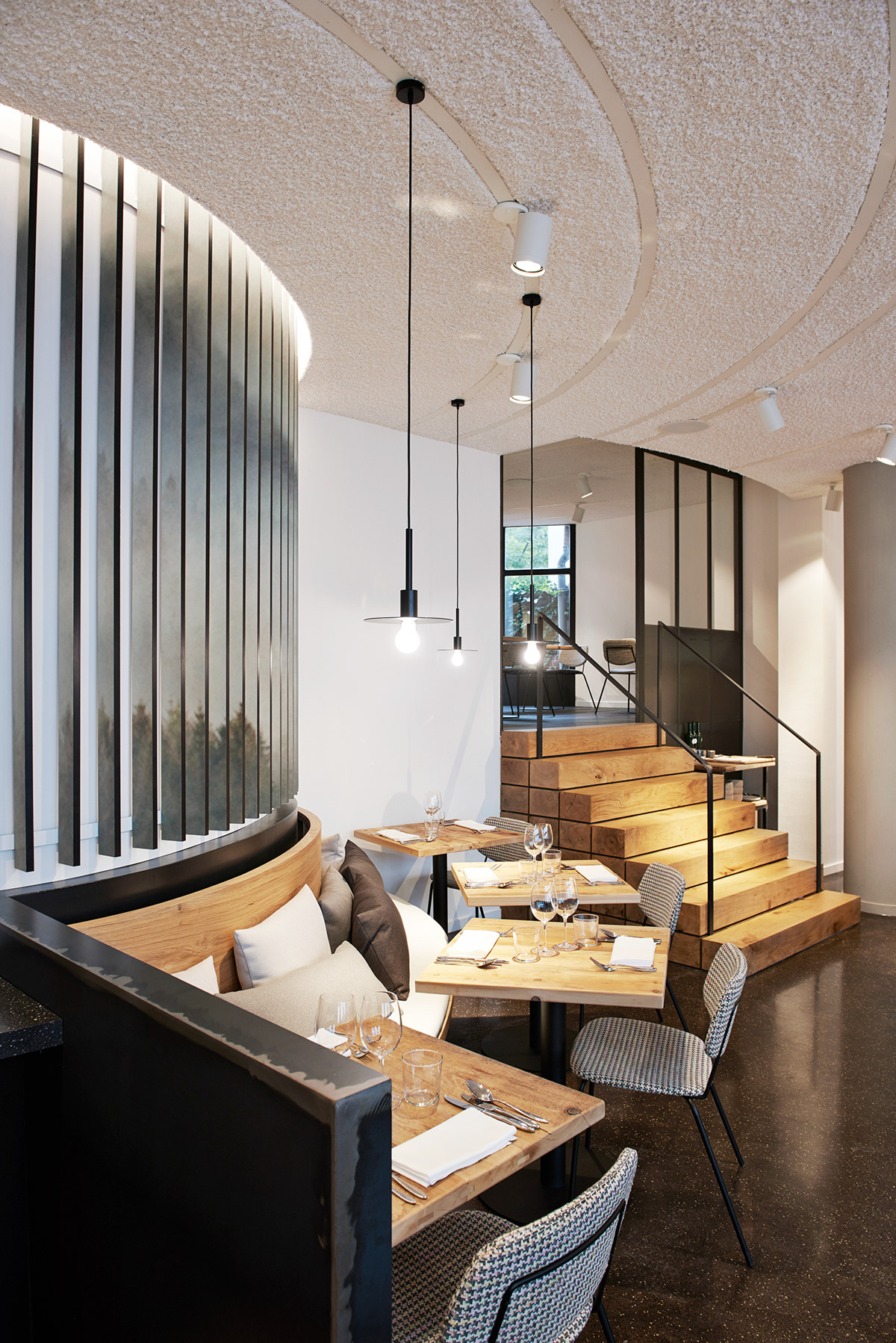 restaurant Interior interior design  brussels Food  earth creneau international design