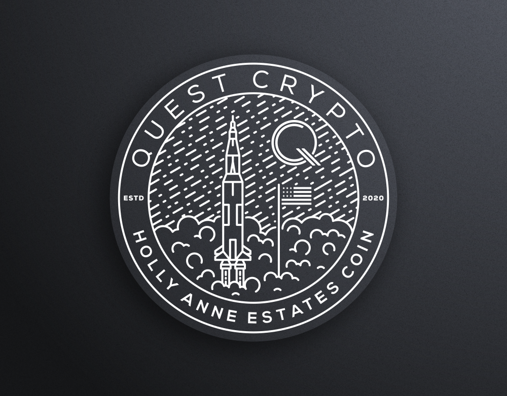 artismstudio badge branding  coin crypto ILLUSTRATION  lineart logo monoline quest