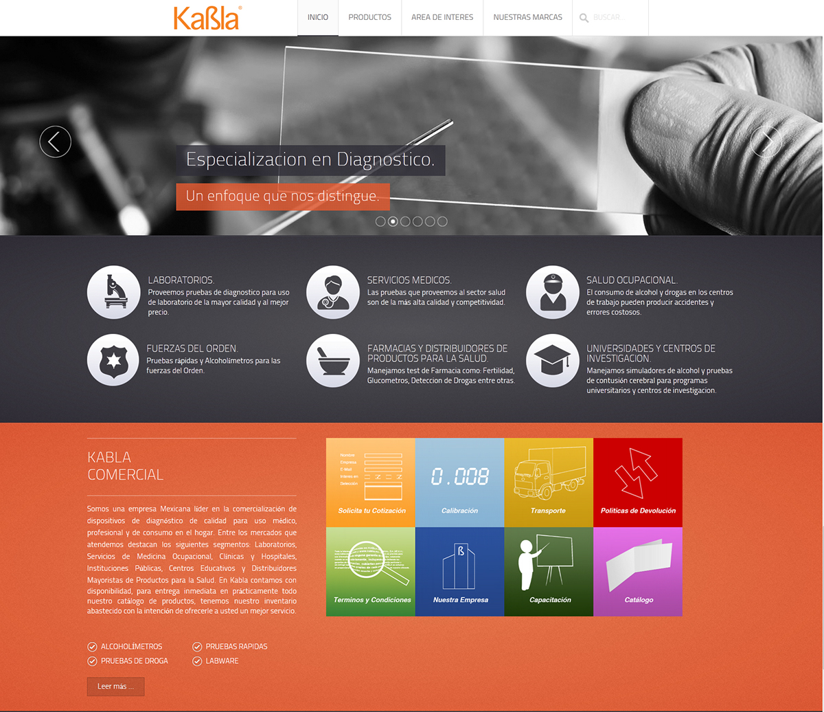 Kabla Web design joomla