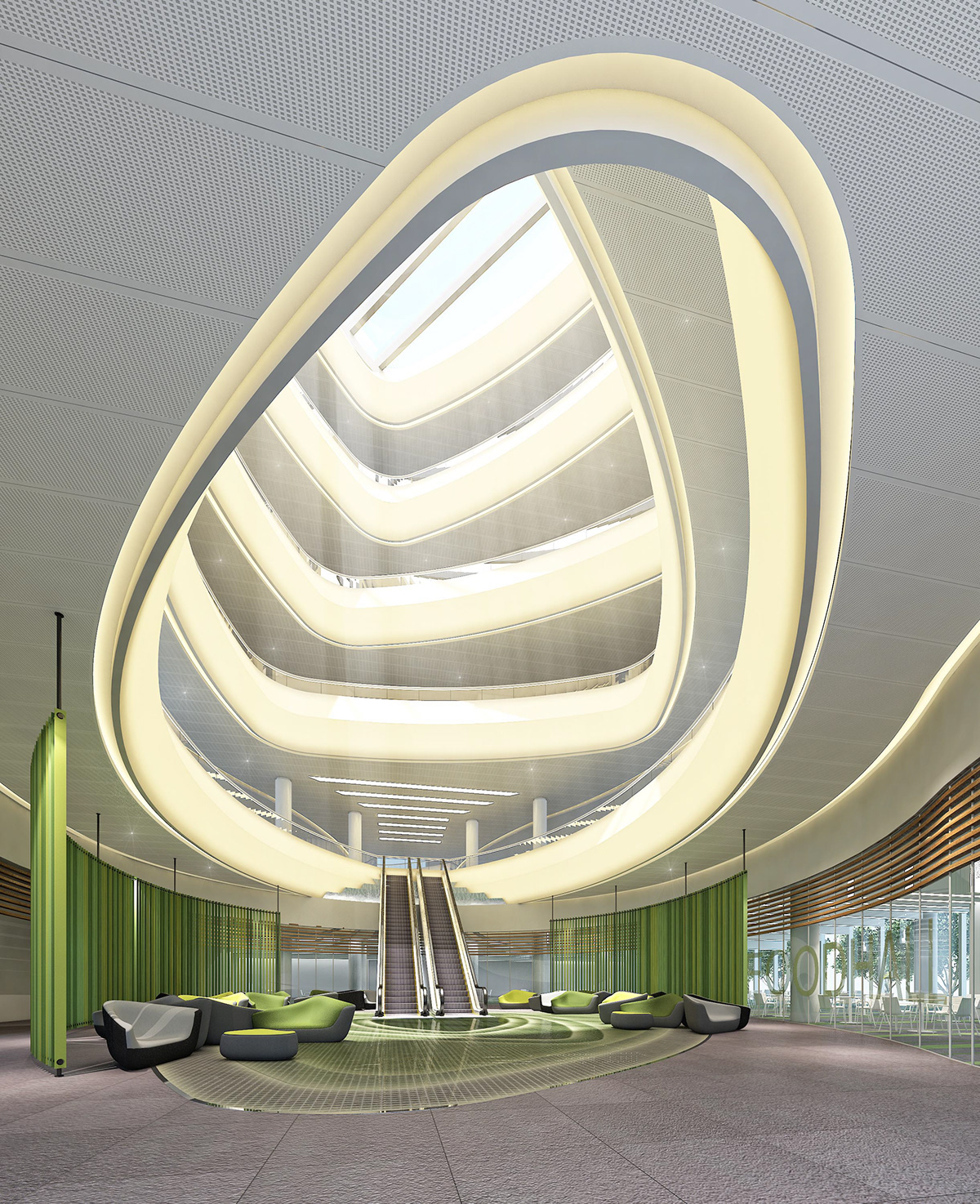 Atruim University modern sleek organic Form Abu Dhabi khalifa