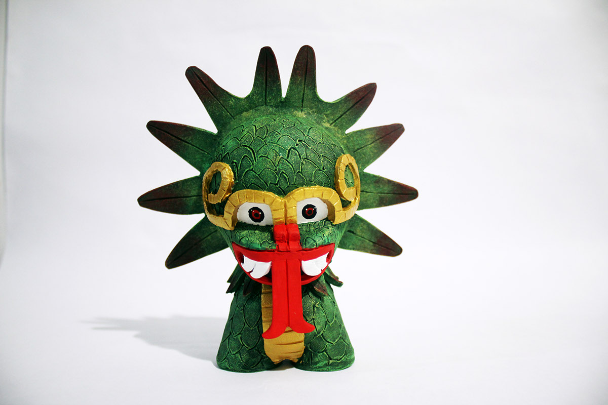 quetzalcoatl Munny Kidrobot mexico vinyl vinyl toy art toy designer toy