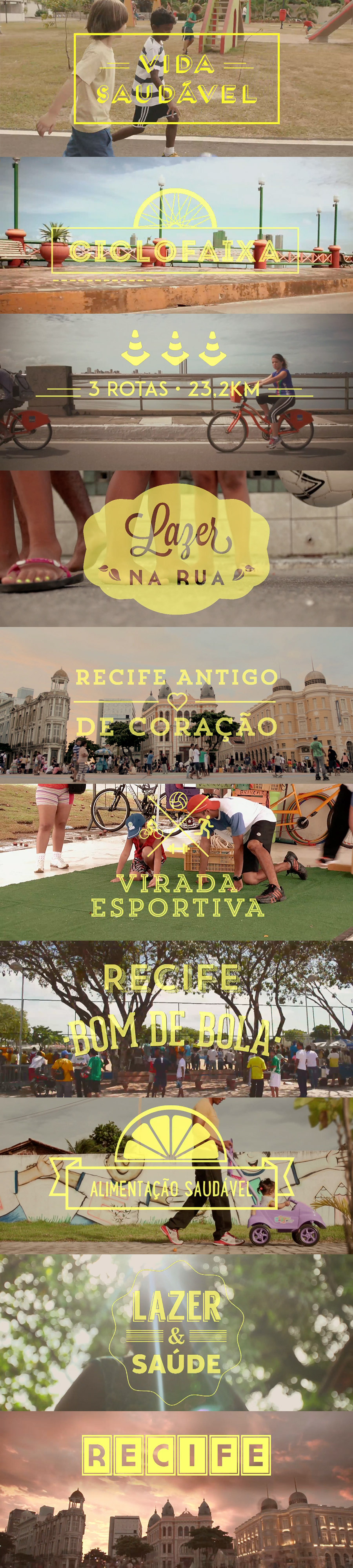 Prefeitura do Recife recife Propaganda video vt saúde ciclofaixa taryn Taryn Polieste