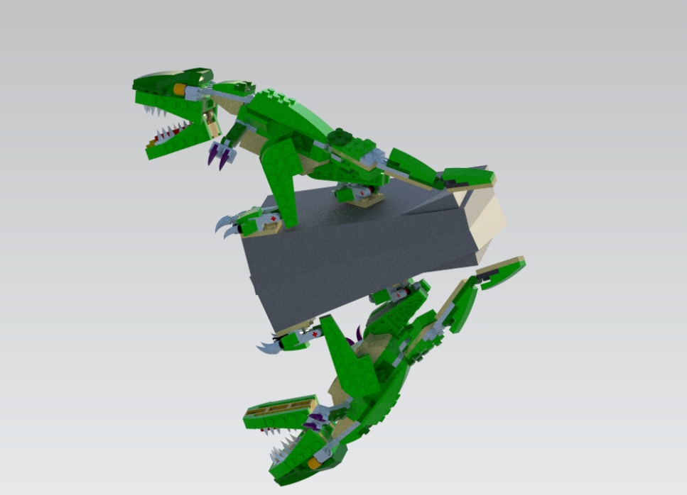 ipo howest cad 3D Render t-rex