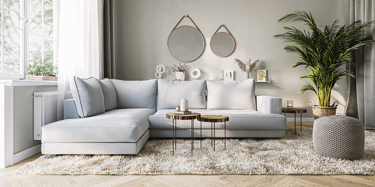 3ds max beige corona design fabric Interior light modeling sofa White