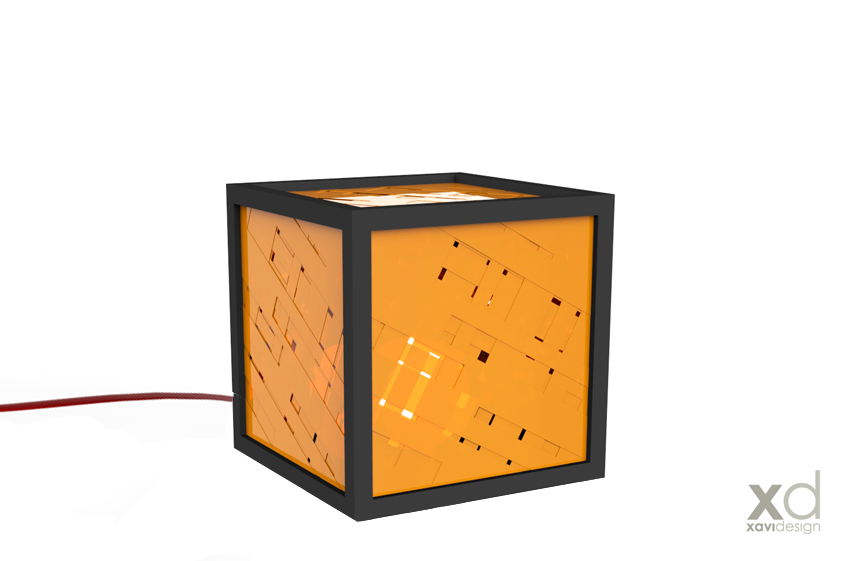Lamp cube  light  xavidesign
