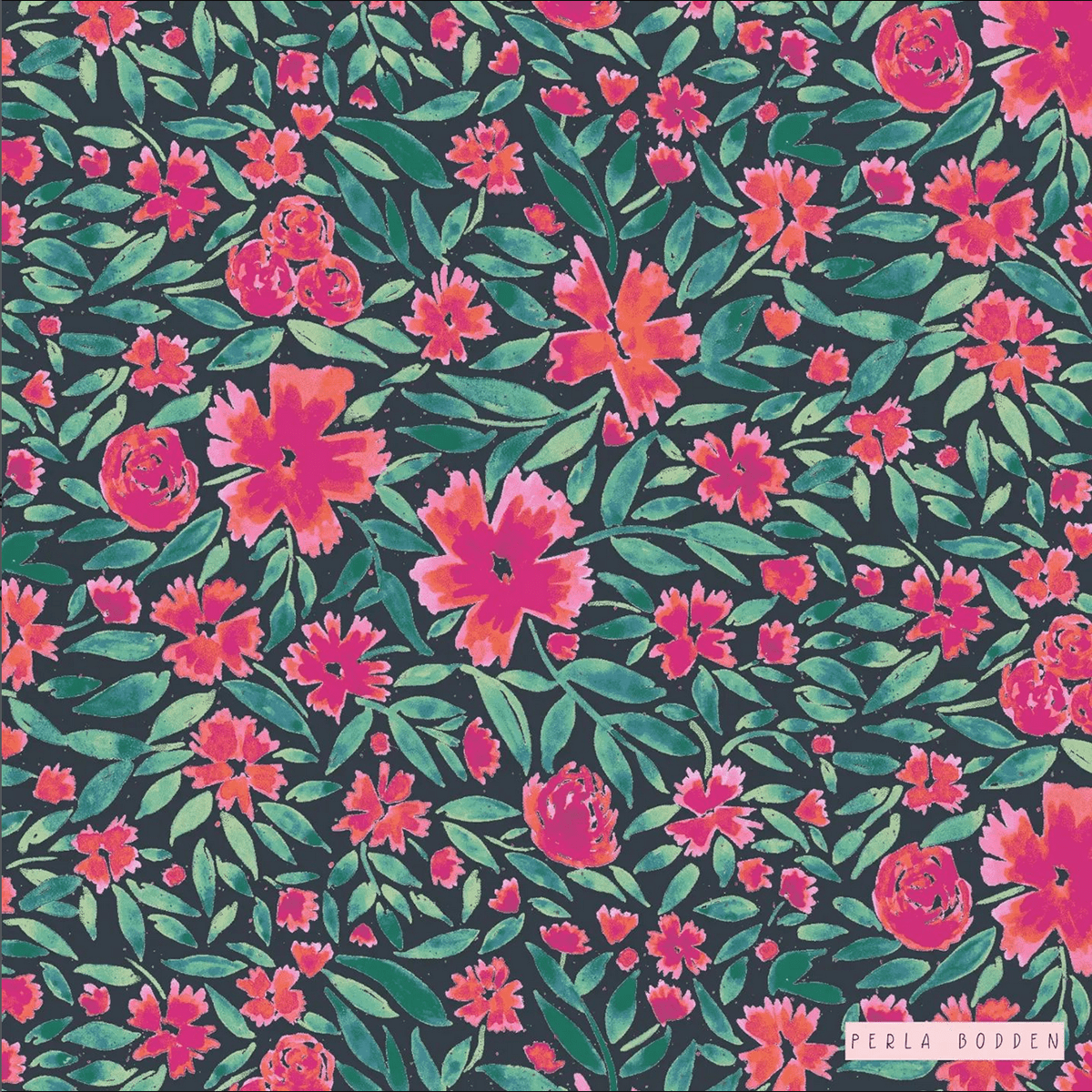 botanical floral pattern painting   pattern pattern design  repeating pattern surface design textile watercolor