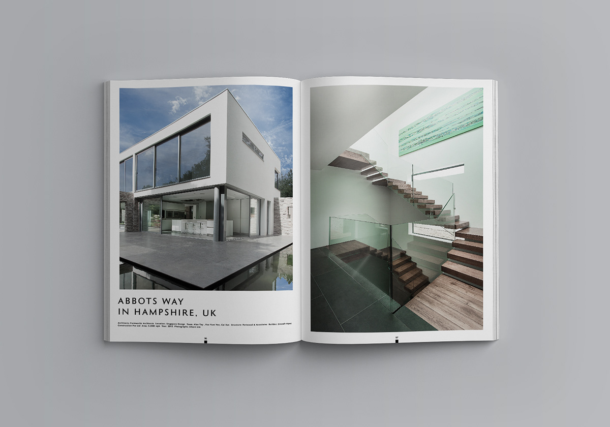 editorial magazine Layout interiors houses tribute magazine print Layout Design graphic book minimal simple clean modern contemporary