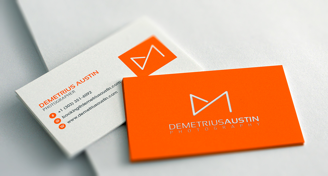 identity logo photographer businesscard simple