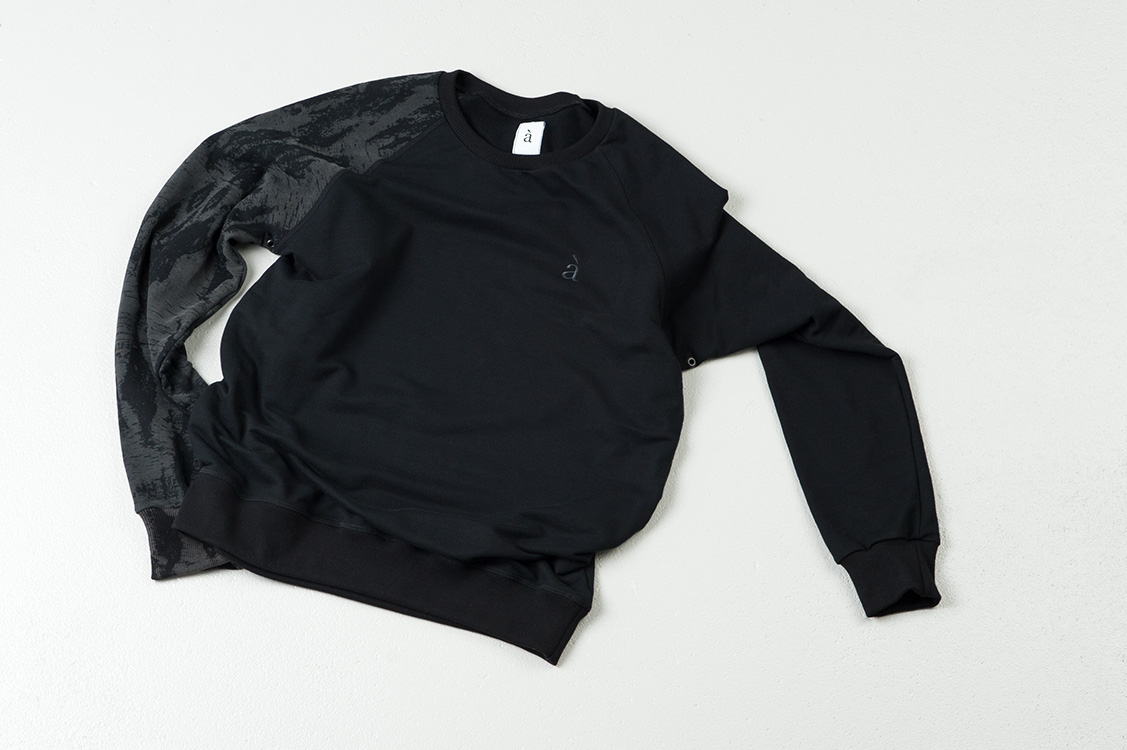 Sweatshirt  Black coal  coal mine Clothing  clothes black on black crew neck  raglan sleeves  streetwear lithuania labadiena  laba diena