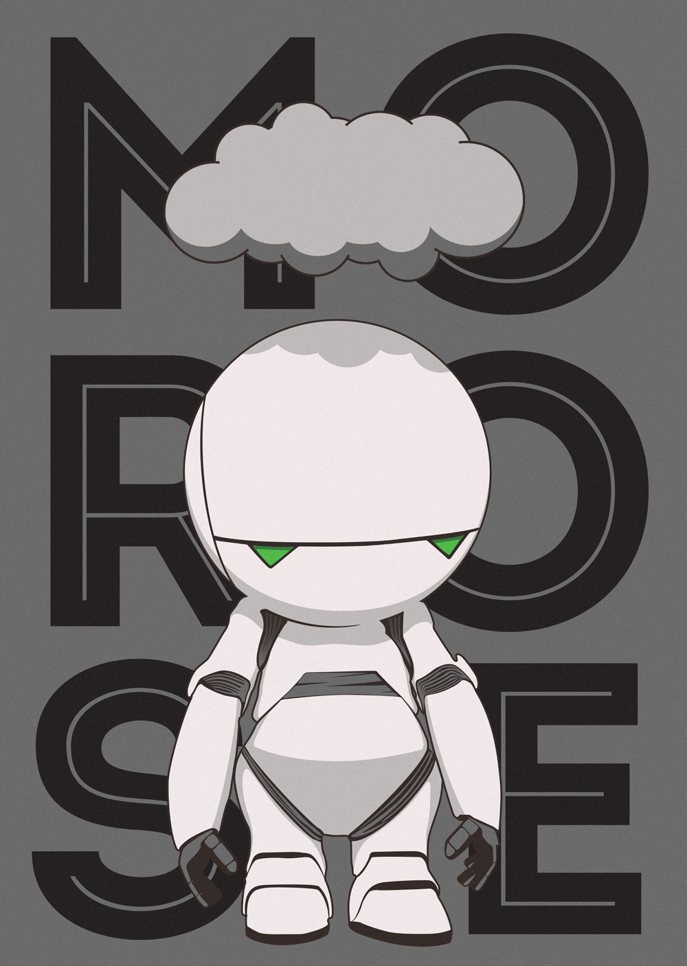 Marvin android paranoid robot Hitchhiker galaxy