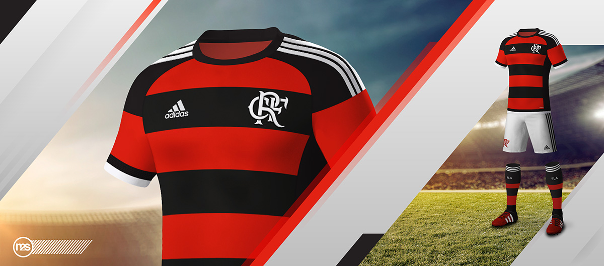 sport logo brand flamengo football futebol soccer Brasil jersey uniform adidas