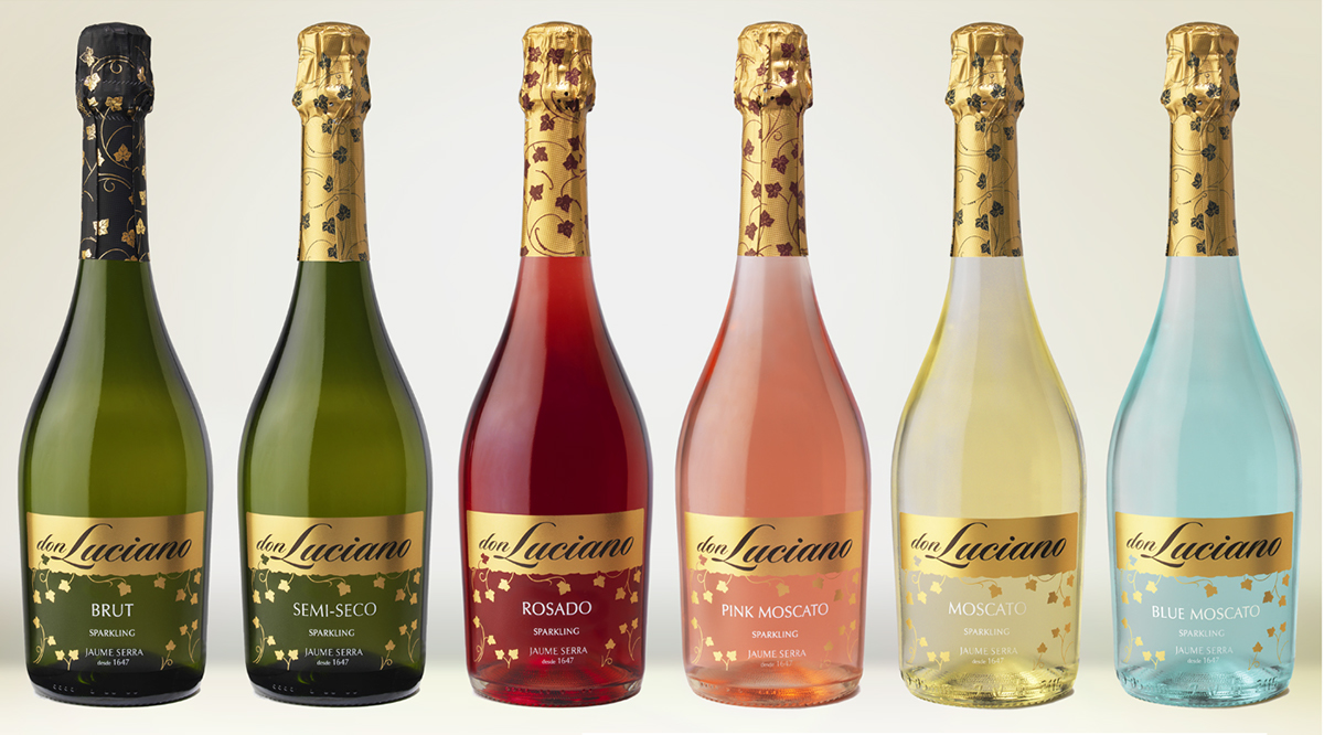 don luciano sparkling wine vino espumoso garciacarrion embalaje labelling Labeldesign Label