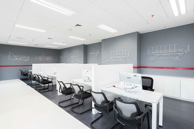Office clean simple simplicity modern Interior designer