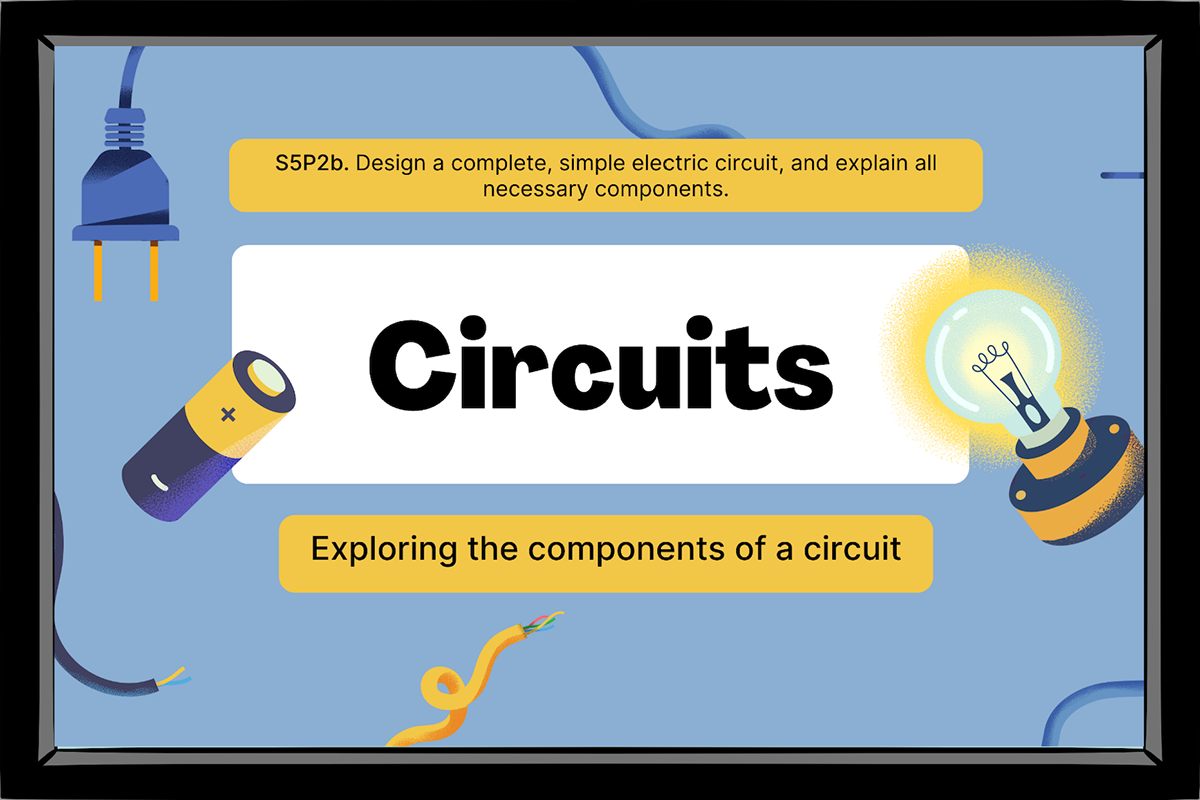 Education science stem circuits scratch conductive paint