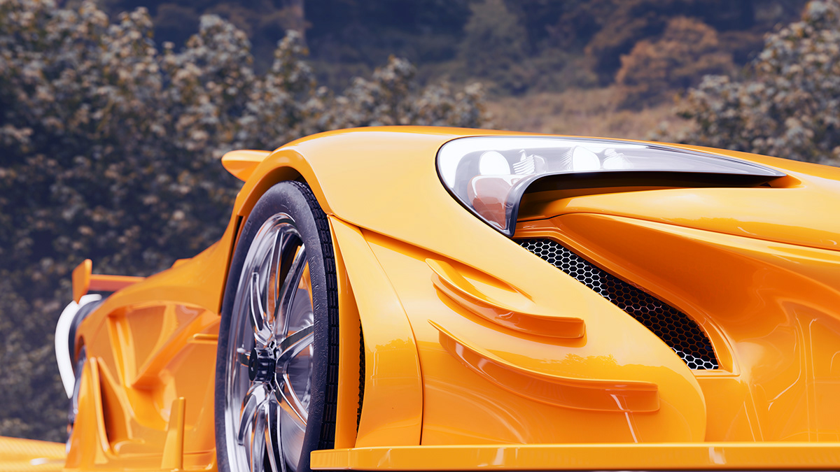 automotive   product design  Render 3D visualization vray CGI McLaren supercar car