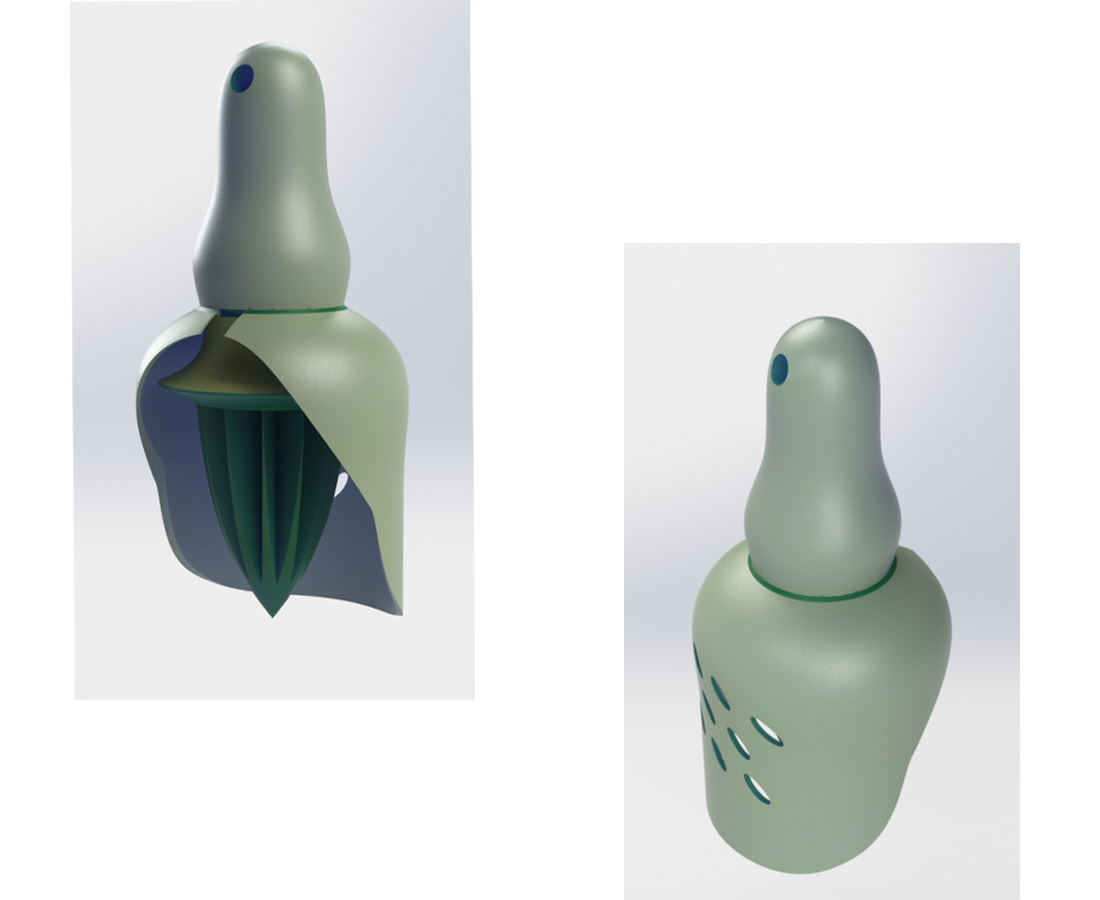 industrial design  product design  squeezer Espremedor colors plastic UFRJ Solidworks 3ds max