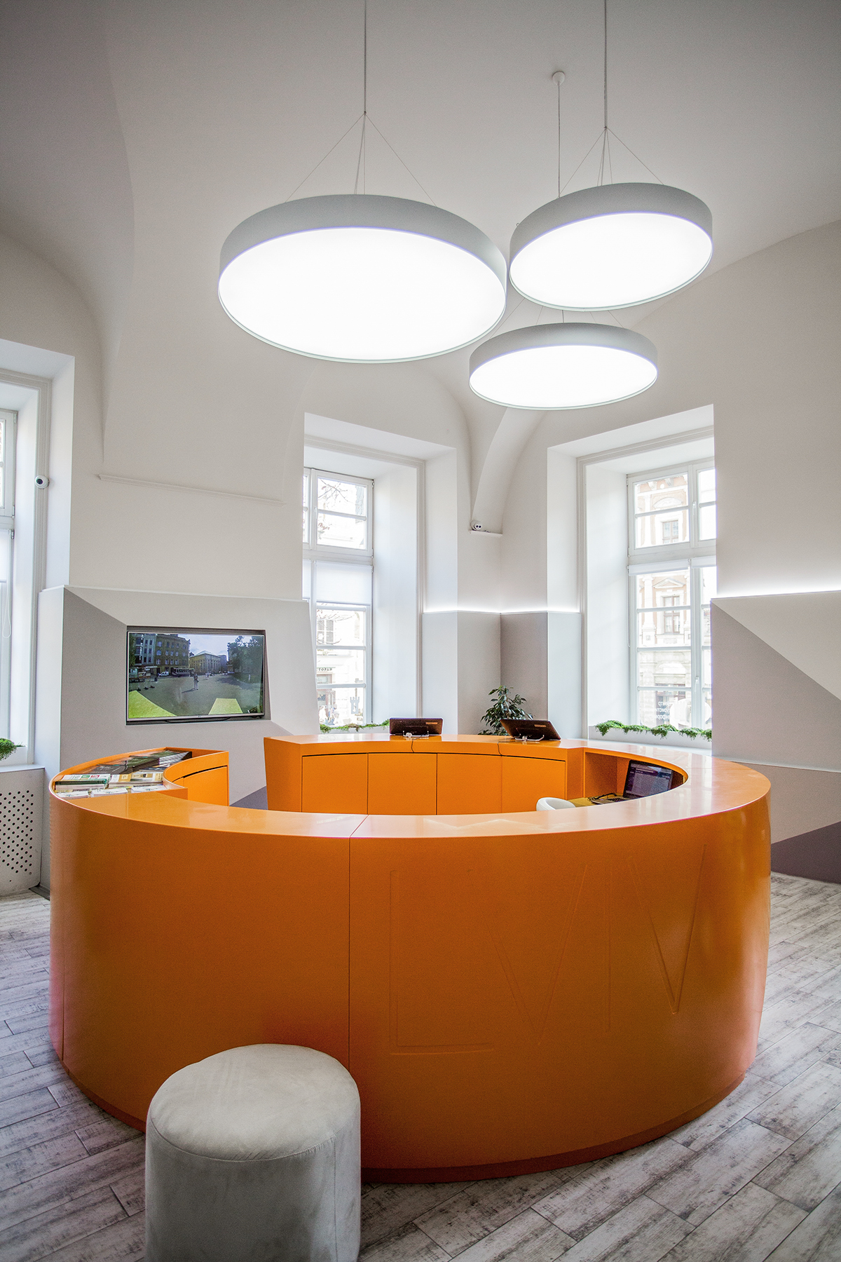 InfoCenter Lviv Tic Office design reconstruction renovation modern